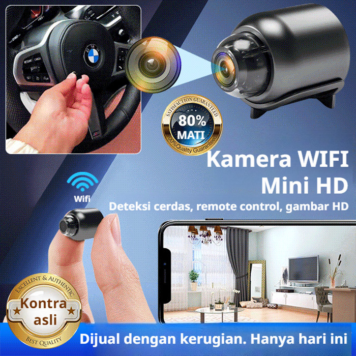 [Terlaris] Kamera HD mini WIFI Pemantauan dan Kontrol Jarak Jauh/Kamera Pengintai Jarak Jauh WiFi Pi