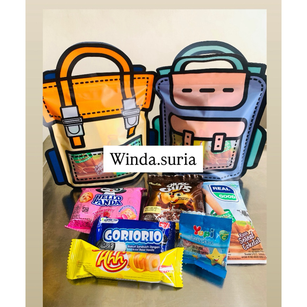 

Goodie bag 20 pcs snack ulang tahun ready
