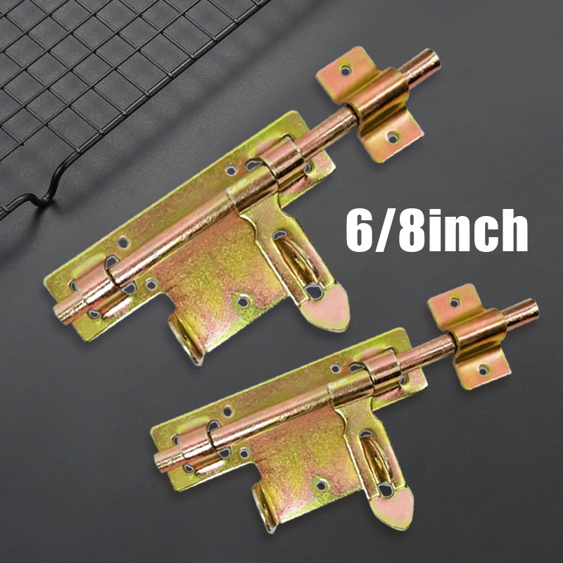 Gembok Grendel Besar - Selot Pagar Besi & Pintu, Gembok Gebyok untuk Garasi, Slot Omni | COD