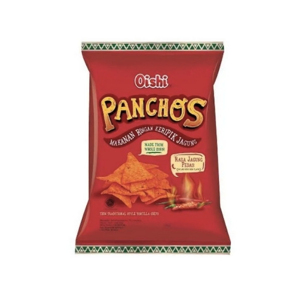 

OISHI PANCHOS JAGUNG PEDAS 140 GR