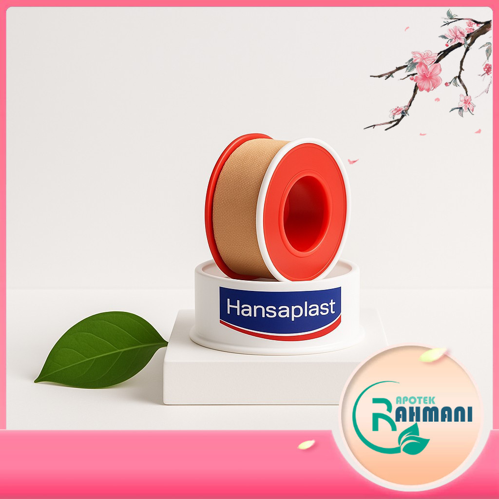 Hansaplast Plester Roll Kain 1,25 cm x 1 m & 1,25 cm x 5 m / Hansaplast Plester Roll