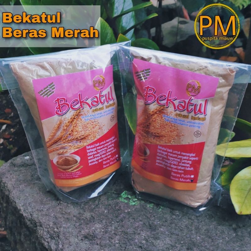 

BEKATUL BERAS MERAH PM MURNI BUBUK SEREAL ORGANIK 250 gr & 500 gr