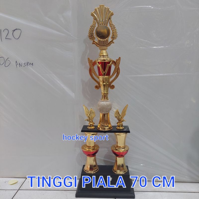 Trophy Piala 2 KAKI Tenis Meja Trophy Bulu Tangkis Badminton Trophy Bola Trophy Voli Model Mangkok