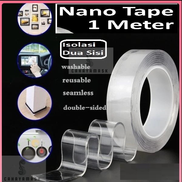 

Nano Double Tape /Nano Tape/Selotip Isolasi 1 Meter