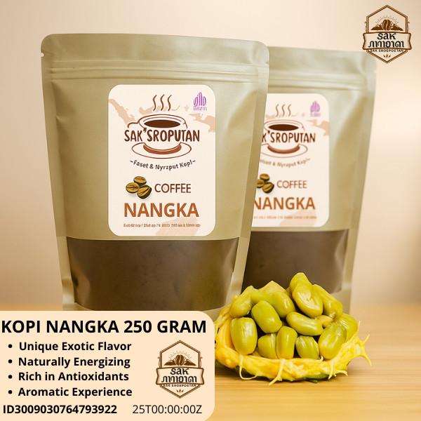 

Bubuk Kopi Aroma Nangka bubuk Kopi nangka madu 250 Gram aroma buah - buahan atau nangka robusta nangka