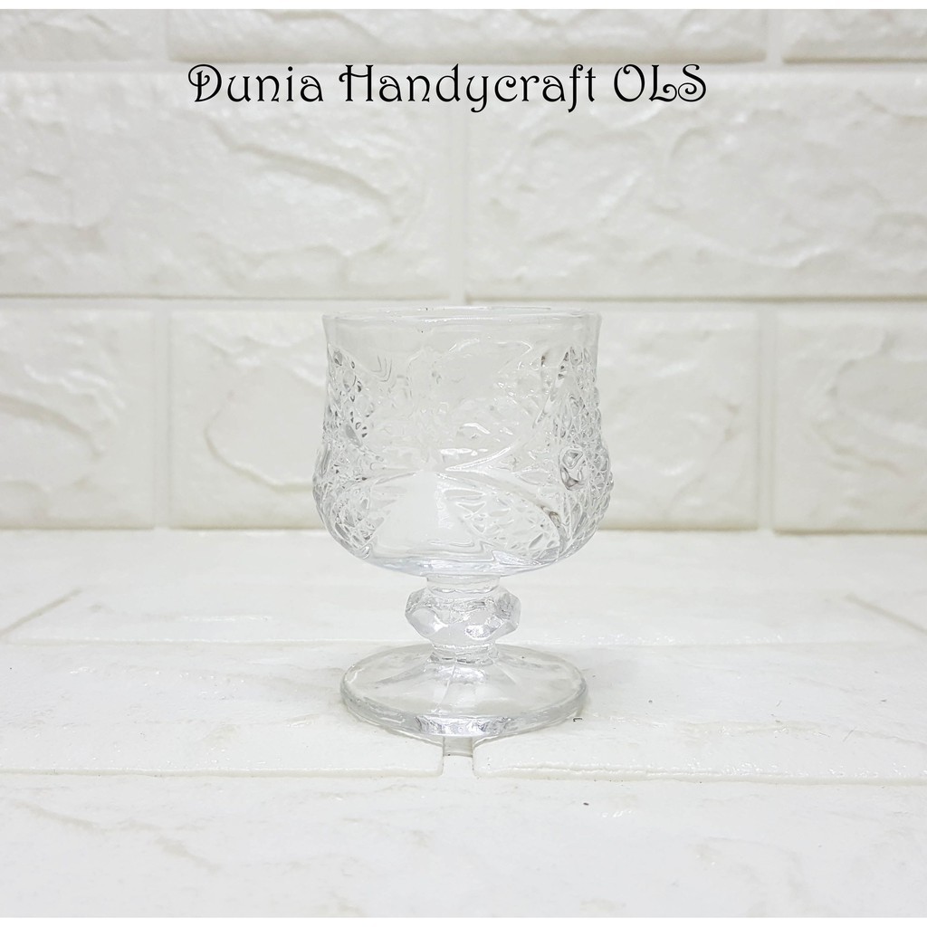 TERLARIS SLOKI PESONA gelas mini Kaca Cantik Elegan Pajangan mewah harga murah
