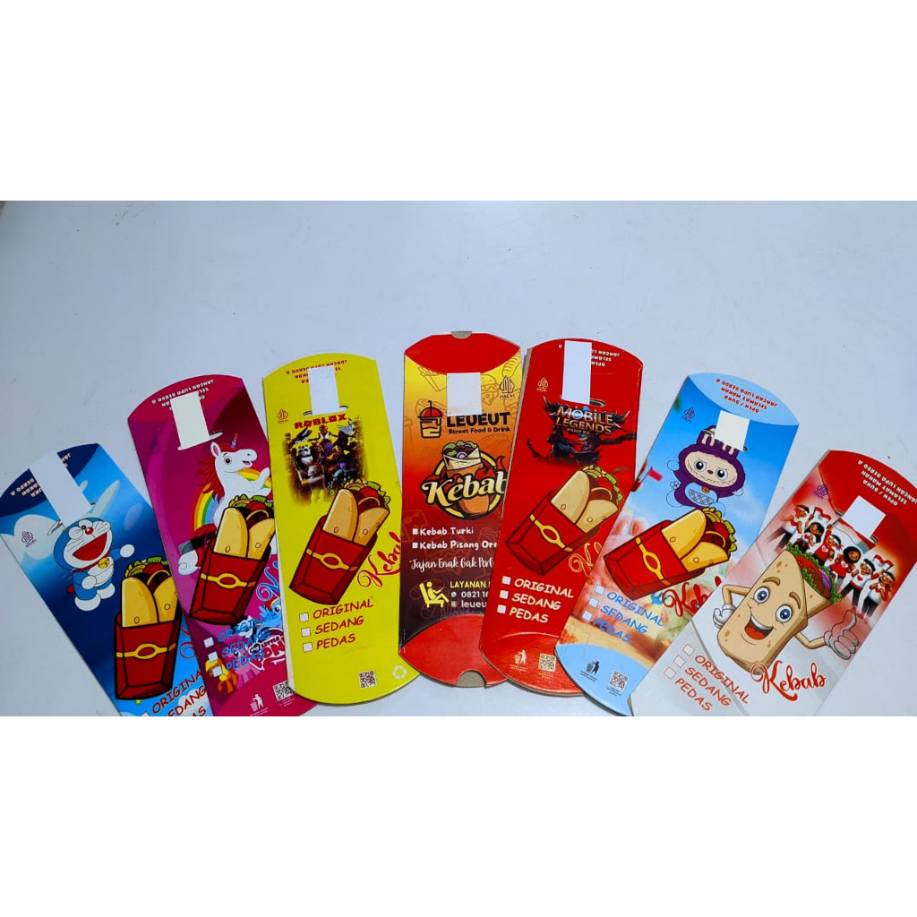 

Dus Kebab Universal 100 pcs/ Wadah Kebab isi 100 Pcs Size M