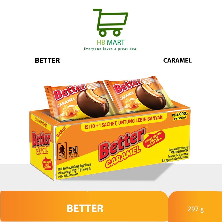 

BETTER CARAMEL SACHET BOX PROMO