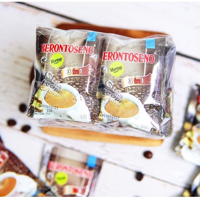 

BERONTOSENO - Kopi 3in1 Mantap isi 20 sachet per Pack (Kopi Creamer)