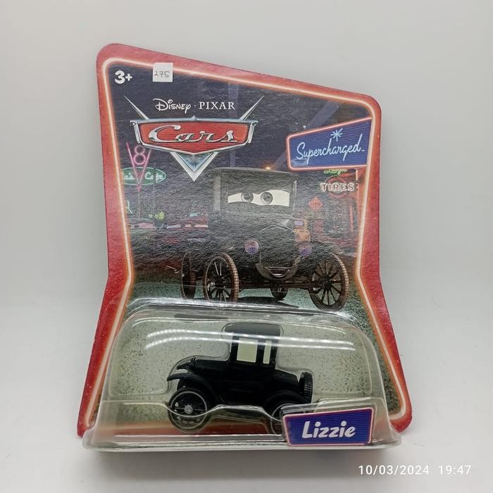 MAINAN... Disney Pixar Cars Supercharged Lizzie Mattel Diecast