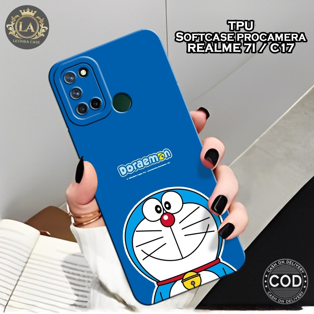Case Realme 7i / Realme C17 - Leviora Case - Fashion Case Doraemon - Softcase Realme 7i / Realme C17
