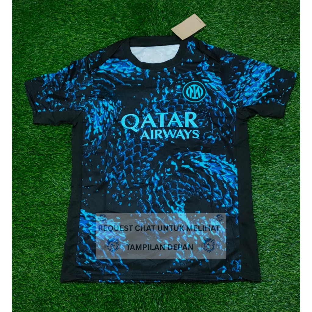 JERSEY BAJU BOLA INTER PREMATCH TRAINING 2025/2026 FANS VERSION