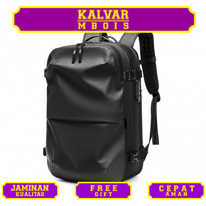 OUTWALK 7705L Backpack With Vacuum Tas Ransel Laptop 17 TSA Expandable