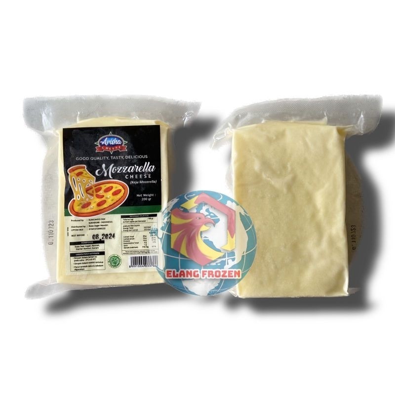 

Keju Mozzarella | Mozzarella Cheese Arisha 200gr