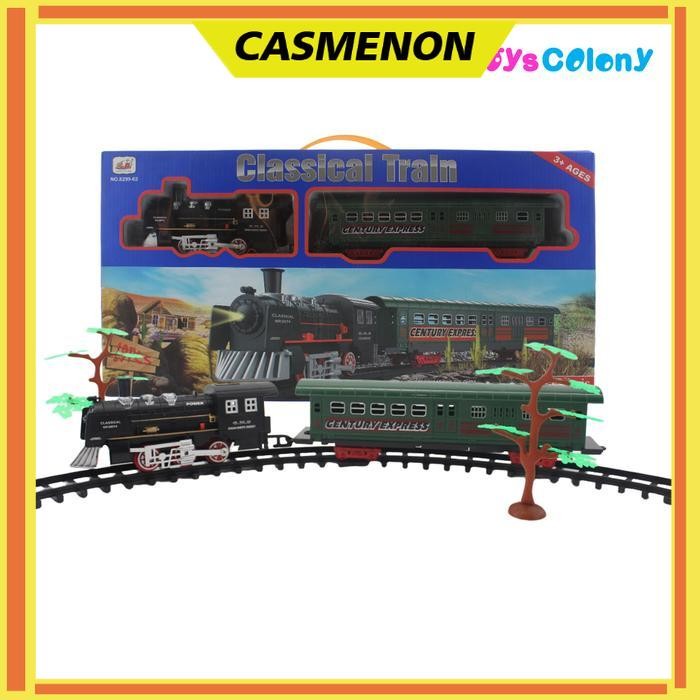 MAINAN ANAK KERETA KLASIK KERETA EXPRESS KERETA API TRACK SET