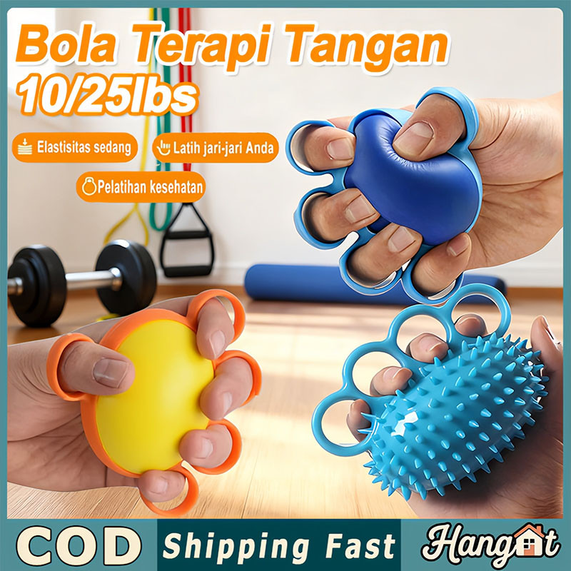 [COD] Bola Terapi Tangan Stroke Berduri Bola Tangan Stroke Rehabilitasi Finger Grip Ball Silikon Rub