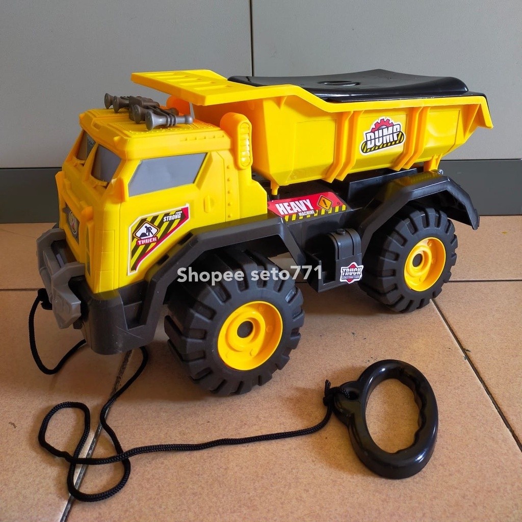 Mainan Mobil Truk Bak Bisa Di Naiki / Truk Konstruksi /Truk Pasir Jomplang Ukuran Besar