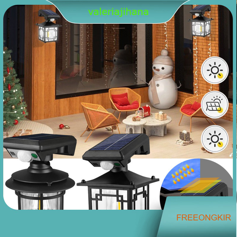 LED Lampu Taman Solar Tenaga Surya / Lampu Outdoor Anti Air Lampu Dinding Sensor Tenaga Surya / Lamp