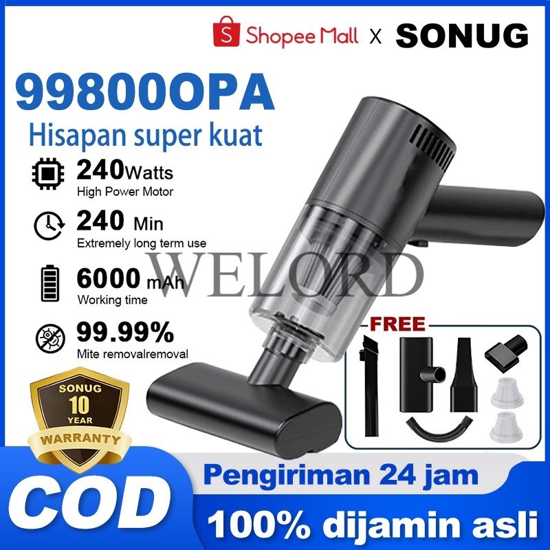 Promo SONUG Penyedot Debu Portabel Penyedot Debu lima-Dalam-Satu 998000PA Penyedot Debu Kasur Penyed