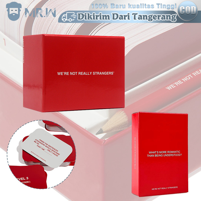 fi_trendy - We 'Re Not Really Strangers Ice Breaker Card Kartu Permainan Obrolan Kita Deeper Talk