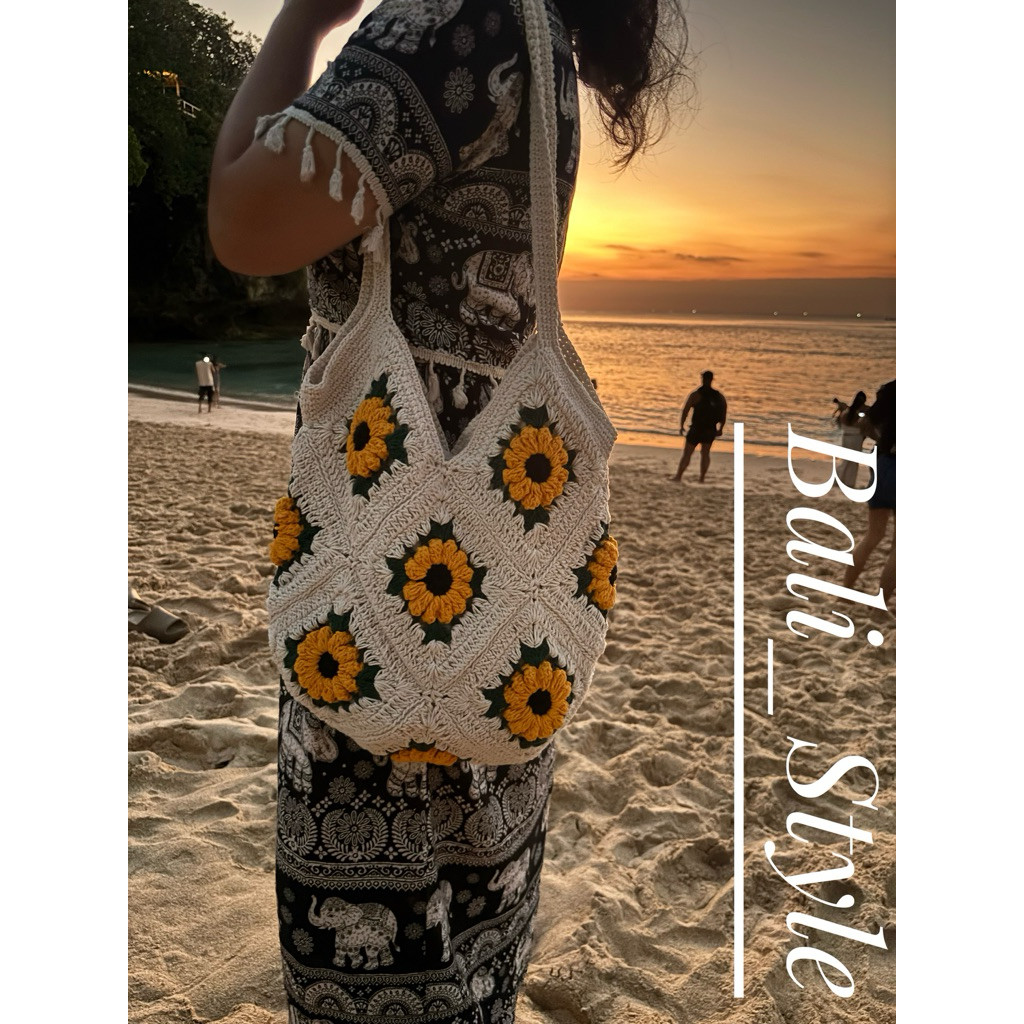 TAS RAJUT BALI | TAS HANDMADE | TAS SELEMPANG