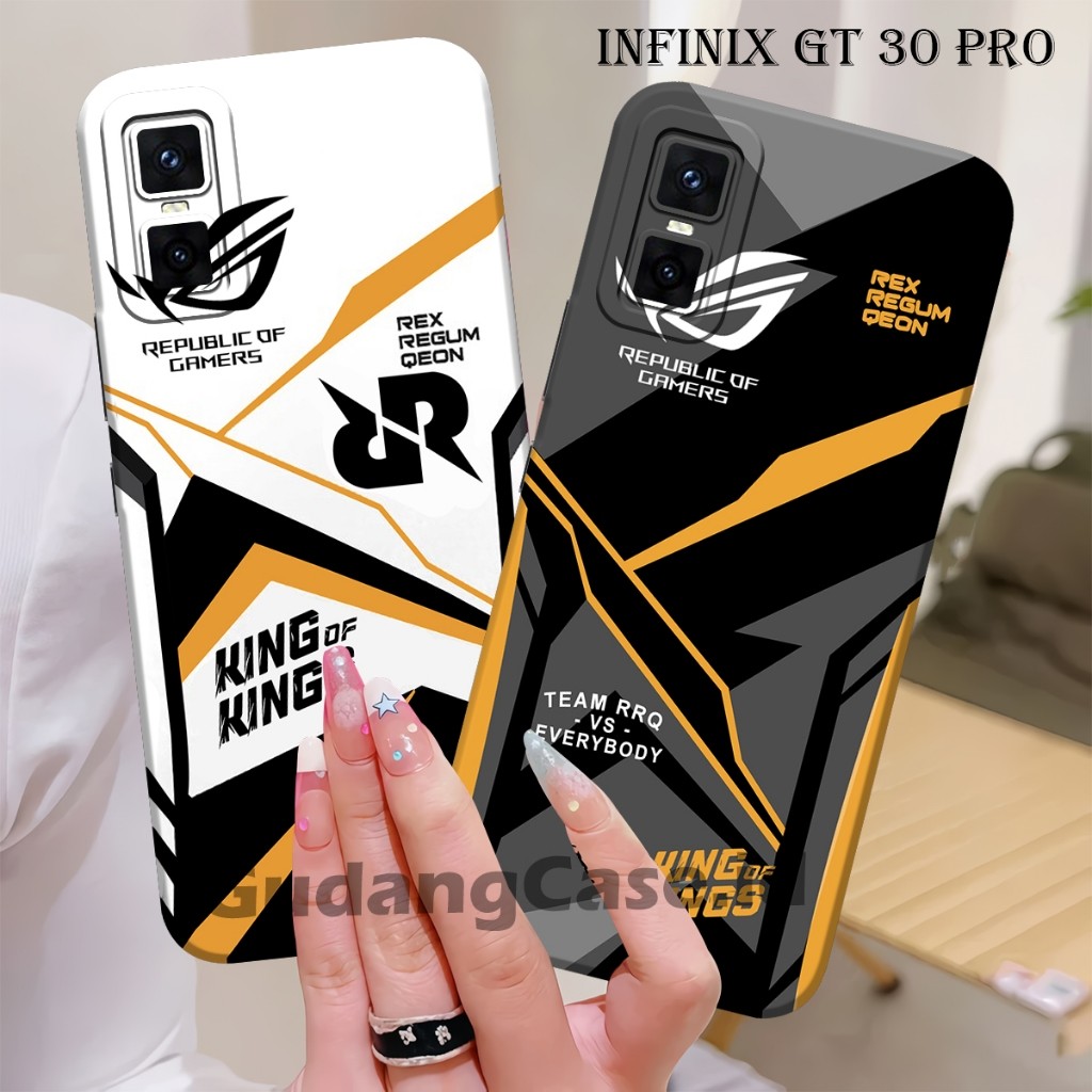 Softcase for Infinix GT 30 Pro / GT 20 Pro / GT 10 Pro - Silikon Motif Stiker Case Pelindung Kamera