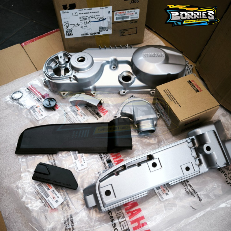 Blok Bak cover cvt Nouvo full set pnp Mio Sporty Smile Soul fino karbu Original