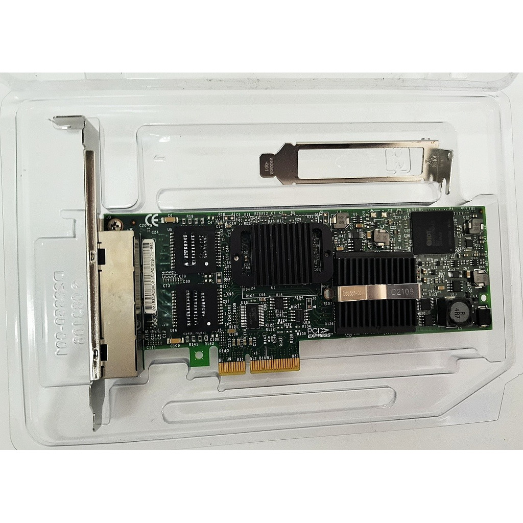 Genuine INTEL 82576GB E1G44ET2 0HM9JY 0H092P 0YT674 Network Card Quad Port RJ-45 Ethernet