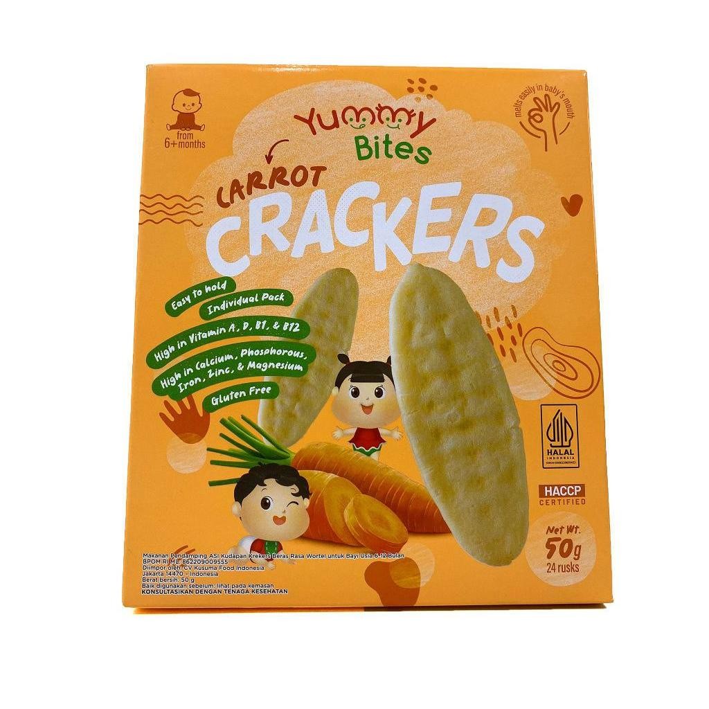 YUMMY BITES-YUMMY BITES FLAVOUR CARROT 50GR
