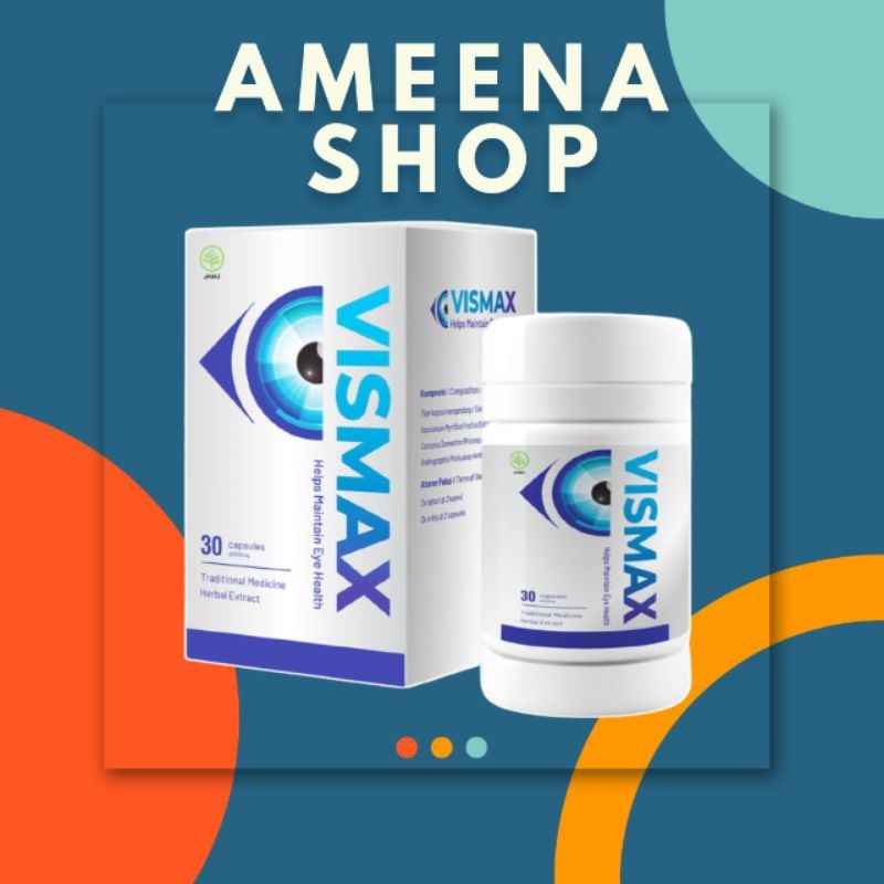 VISMAX KAPSUL ASLI ORIGINAL OFFICIAL STORE DISTRIBUTOR RESMI VITAMIN MATA MINUS KATARAK RABUN BPOM