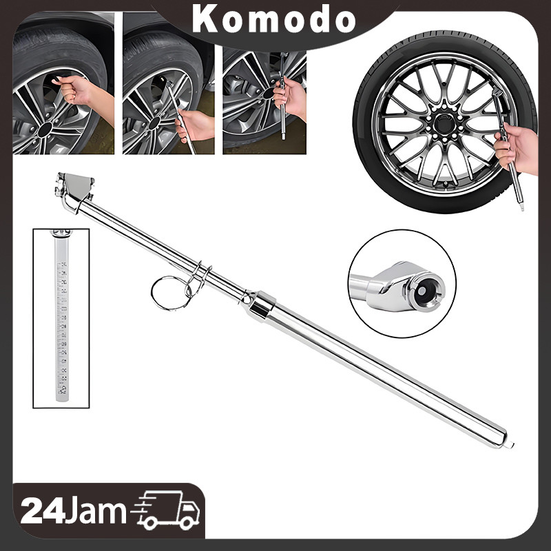 Alat ukur tekanan angin/Tekanan Ban Kepala Ganda/ ban 10-150PSI Alat Pengukur