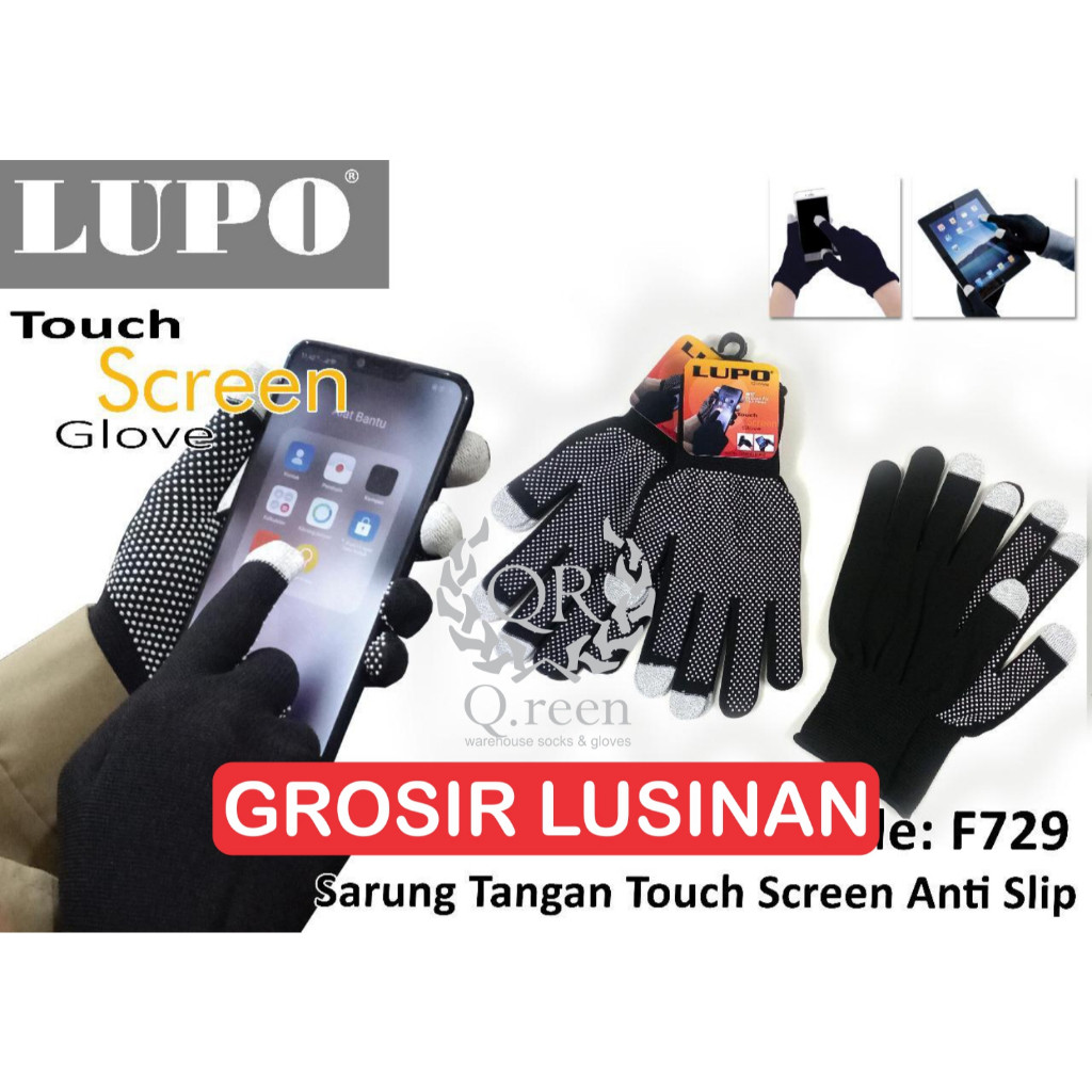 [GROSIR] 3/6/12 SARUNG TANGAN TOUCKREEN LAYAR HP SARUNG TANGAN MOTOR LAYAR SENTUH UNISEX DEWASA MERE