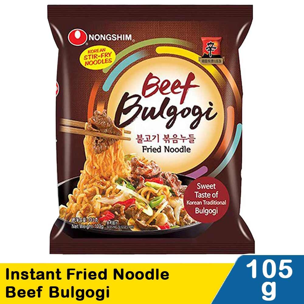 NONG SHIM INSTANT FRIED NOODLE BEEF BULGOGI 105g
