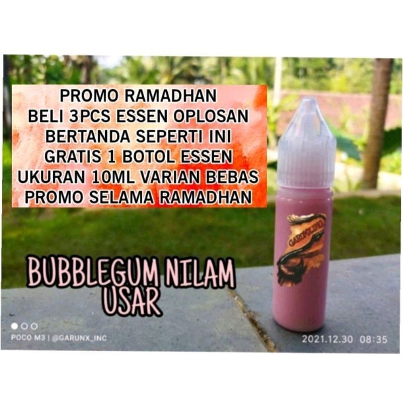 ESSEN OPLOSAN IKAN MAS BUBBLEGUM NILAM USAR ESSEN OPLOSAN GALATAMA PATIN ESSEN OPLOSAN IKAN INDUKAN 
