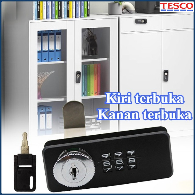 Kunci Loker Kunci Lemari Kombinasi Angka Combination Lock dengan Kunci