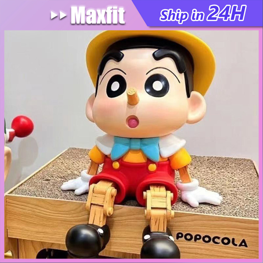 Figurine Pinokio Shincan Action Figur Miniatur Miniature Cake Topper Hiasan Kue Pajangan Patung Bone