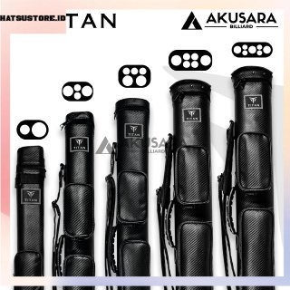 Titan Carbon Cue Case Tas Billiard Ukuran 1x1-3x4