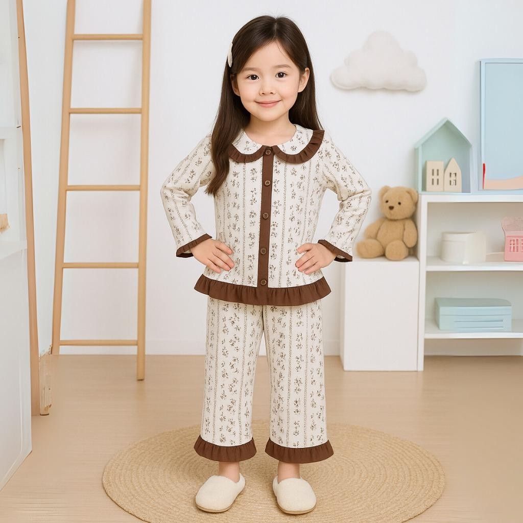 Viral  Najwa - Setelan Anak Zaneta Motif Bunga Terlaris / Fashion Oneset Anak Perempuan Atasan