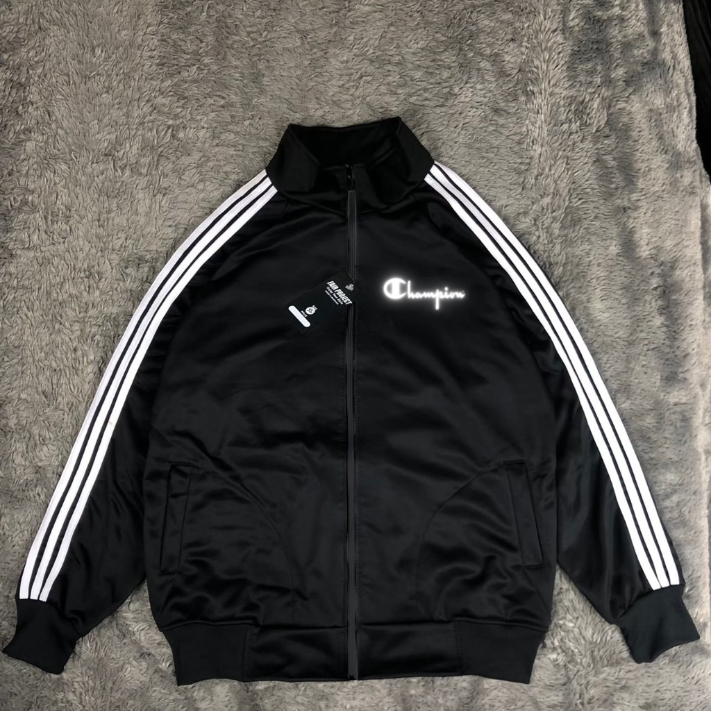 Jaket Tracktop Champion Menyala Reflektif Unisex Pria Wanita Terbaru 2025 Keren