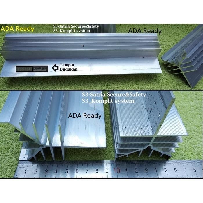 Heatsink Pendingin 32 cm Alumunium Heat sink 32cm amplifier power almunium dingin cool