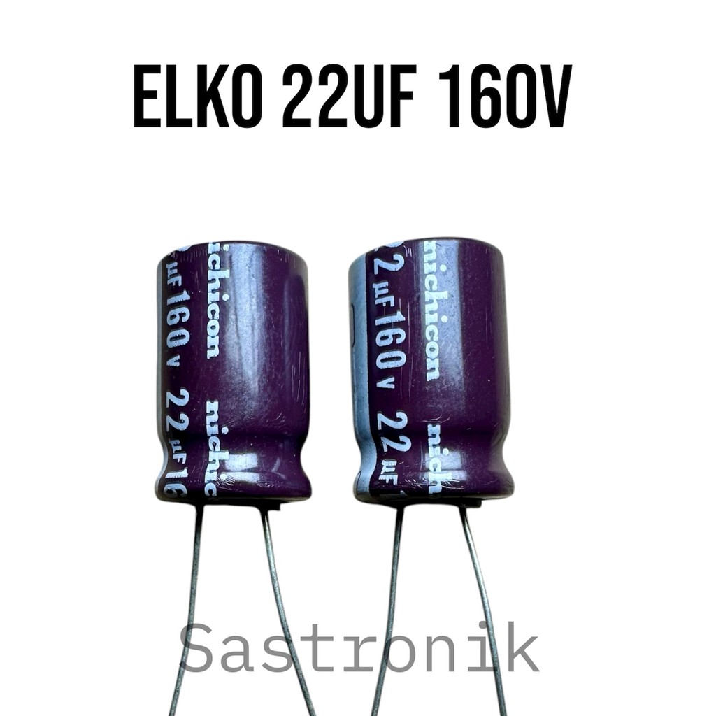 elko 22uf 160v nichicon ready
