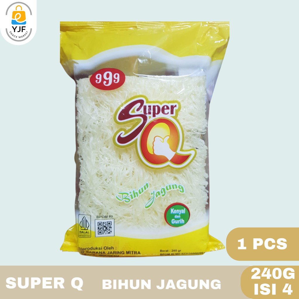 Super Q Bihun Jagung 240g - 1 PCS / Isi 4 pcs / Bihun Kenyal & Gurih / Mie Bihun Jagung