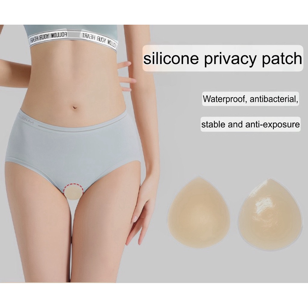 Silicone Privacy Sticker Anti Camel Toe Women Intimate Protector Reusable Nipple Cover Bra Pad Water
