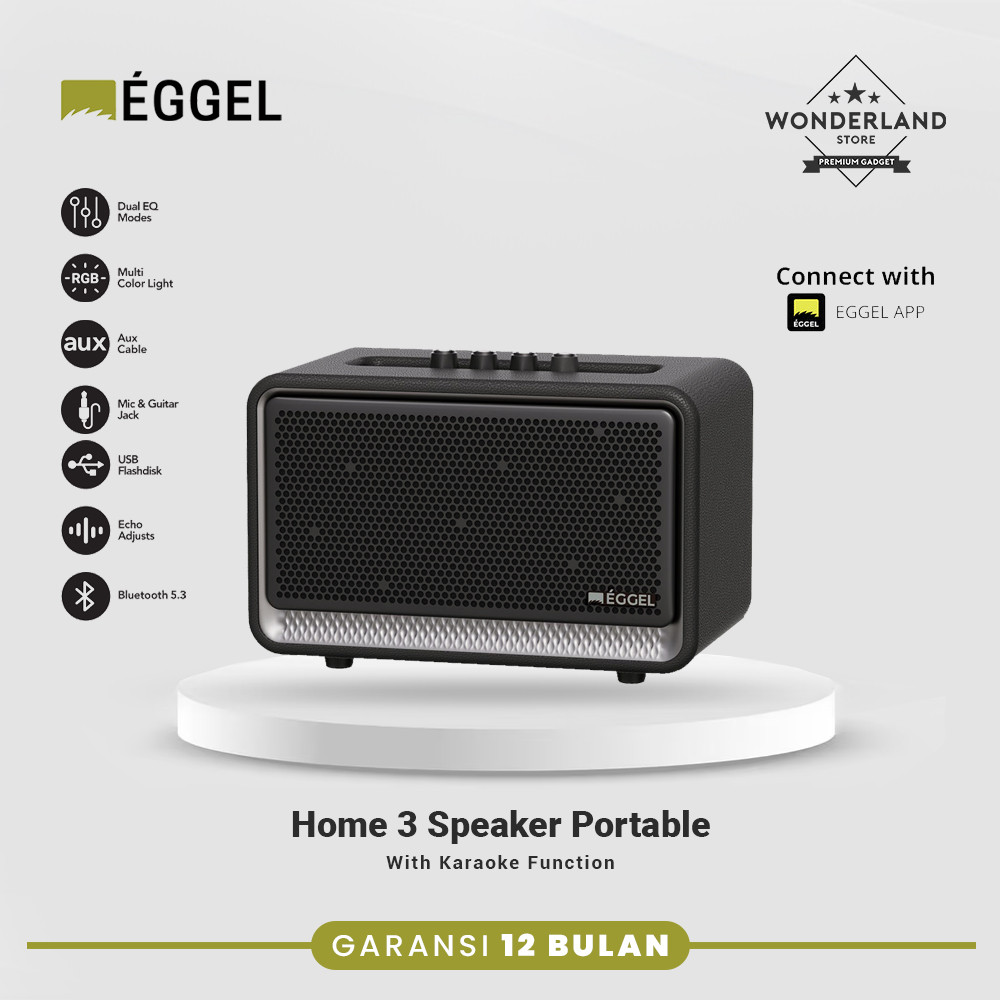 Eggel Home 3 Portable Bluetooth Speaker Karaoke Function Home3