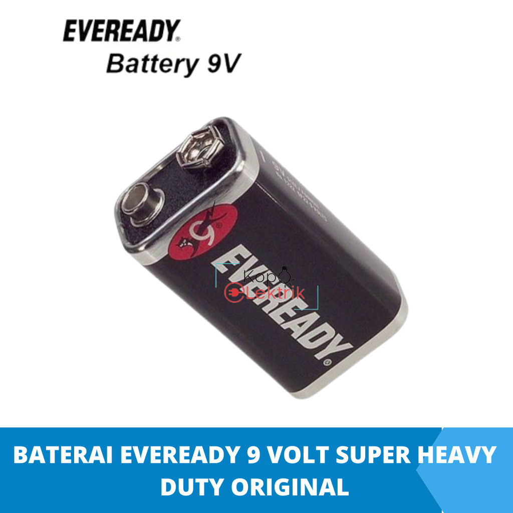 Baterai Eveready 9 Volt ORIGINAL batre 9volt