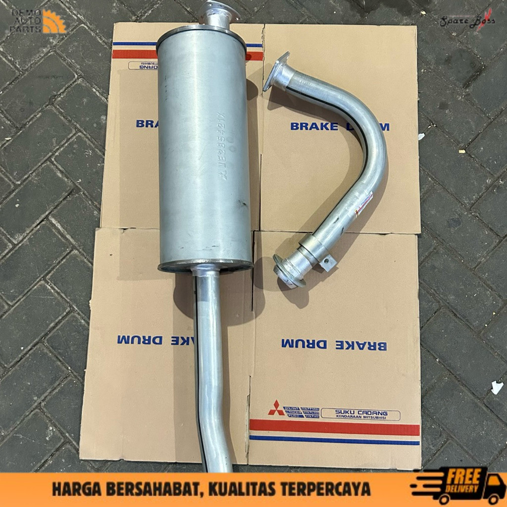 TABUNG KNALPOT + LEHER ANGSA CANTER ORIGINAL