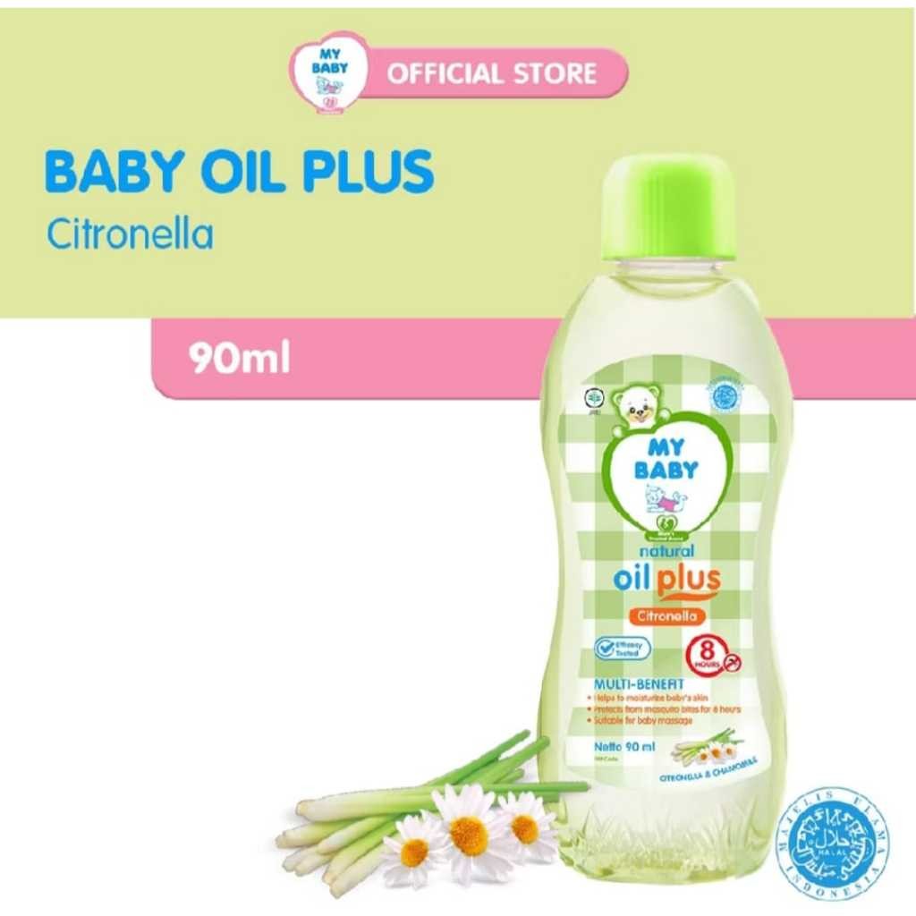 MY BABY Oil Plus Citronella 90ML Baby Oil MyBaby