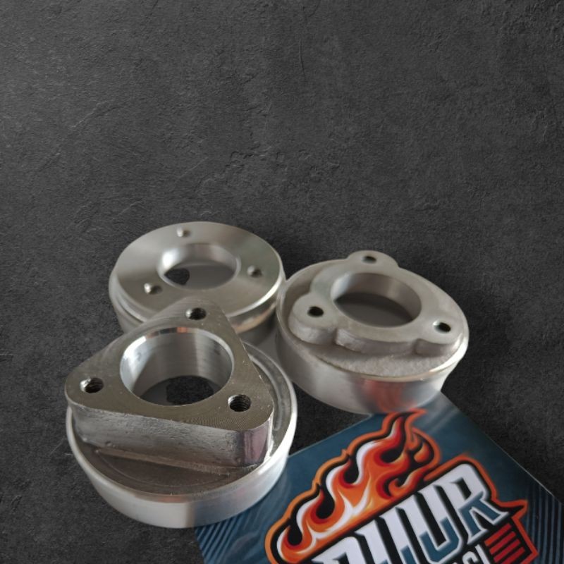 Dop Tutup Belakang Silencer Knalpot Racing Ninja, Fiz R, Satria, RX King – Aluminium 50mm, Kuat & Ta