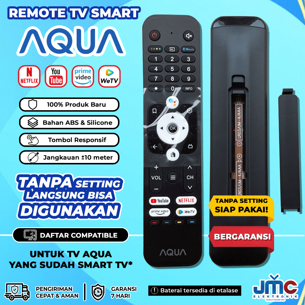 Remote Remot TV AQUA Smart Android TV
