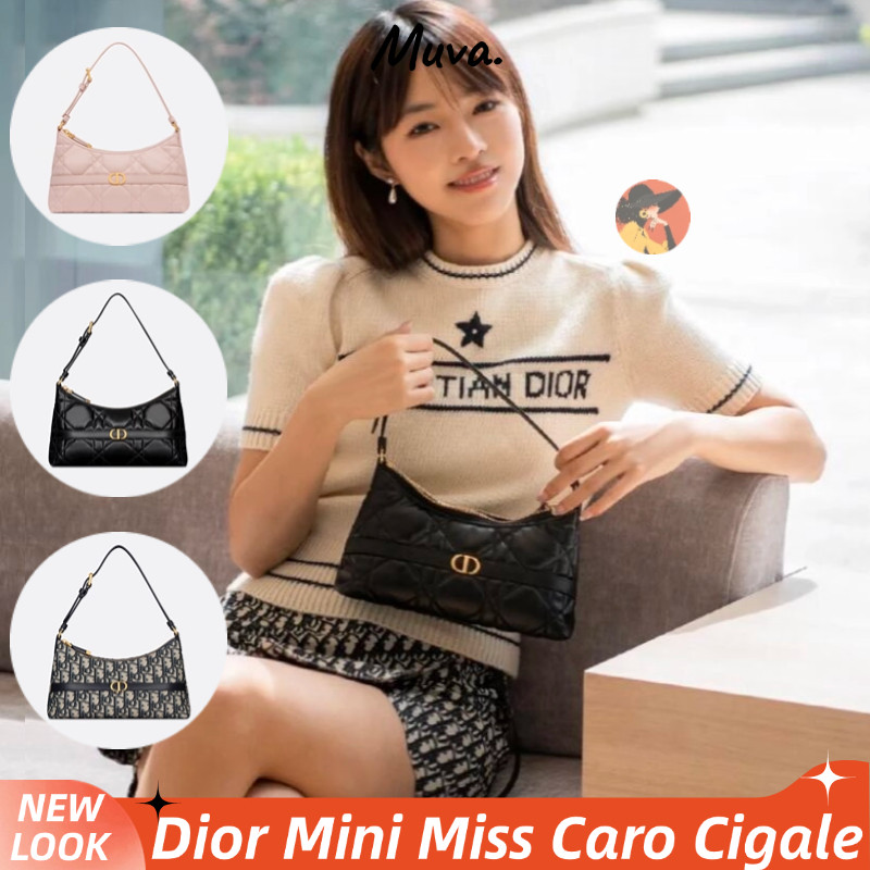 Tas wanita Dior Mini Miss Caro Cigale/30 Montaigne Cigale BAG